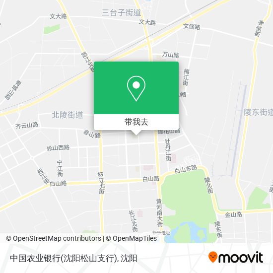 中国农业银行(沈阳松山支行)地图