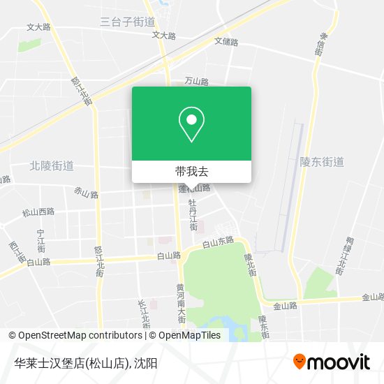 华莱士汉堡店(松山店)地图