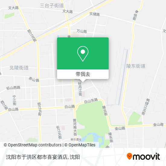 沈阳市于洪区都市喜宴酒店地图