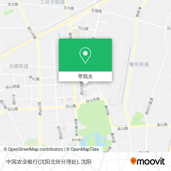 中国农业银行(沈阳北街分理处)地图
