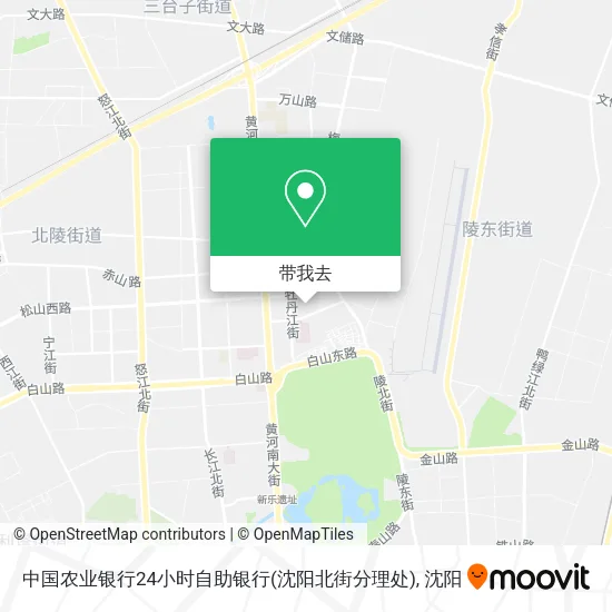 中国农业银行24小时自助银行(沈阳北街分理处)地图
