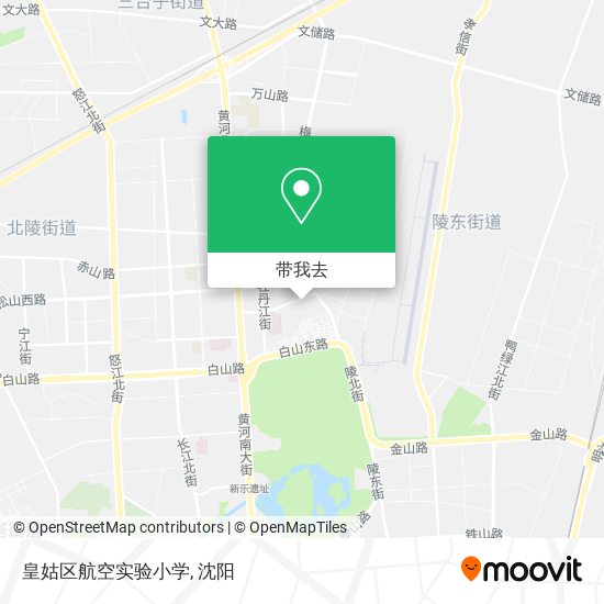 皇姑区航空实验小学地图