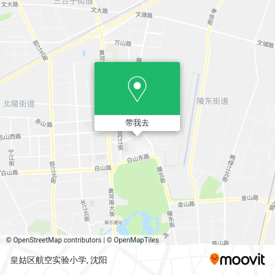 皇姑区航空实验小学地图