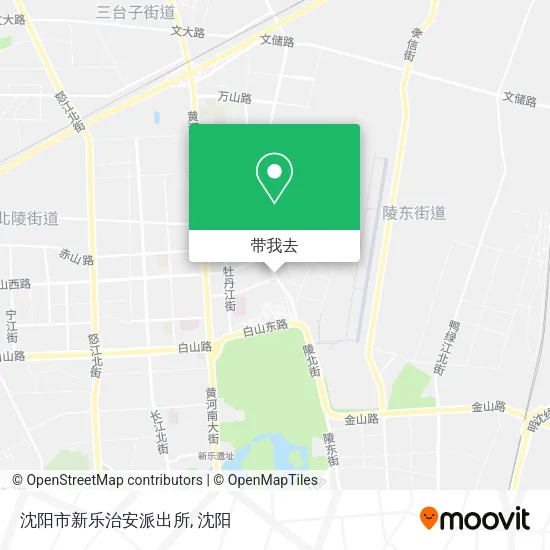 沈阳市新乐治安派出所地图