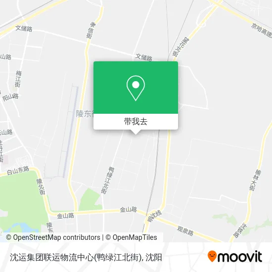 沈运集团联运物流中心(鸭绿江北街)地图