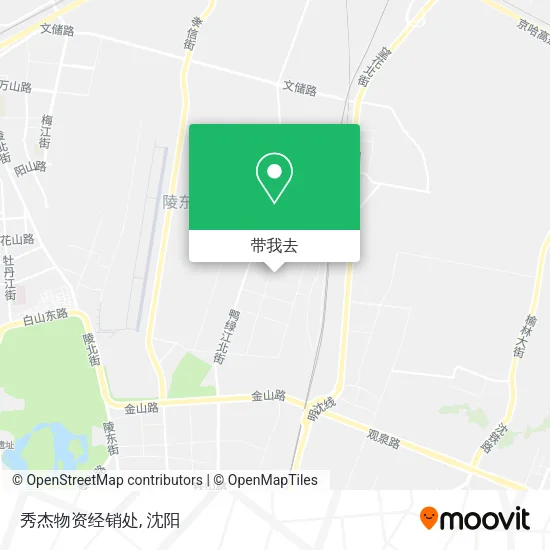 秀杰物资经销处地图
