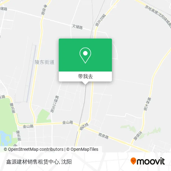 鑫源建材销售租赁中心地图