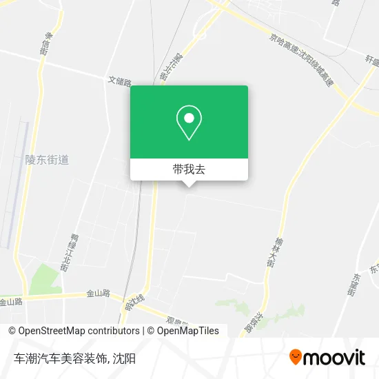 车潮汽车美容装饰地图