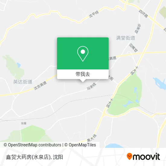 鑫贸大药房(水泉店)地图