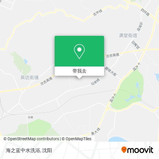 海之蓝中水洗浴地图