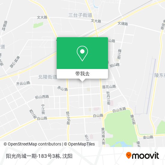 阳光尚城一期-183号3栋地图