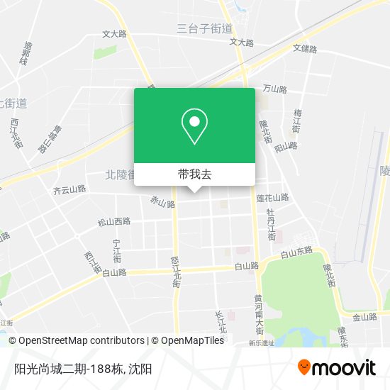 阳光尚城二期-188栋地图