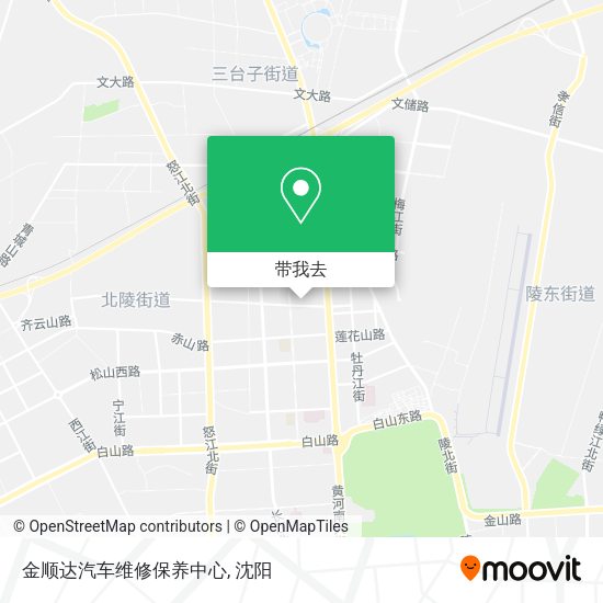金顺达汽车维修保养中心地图