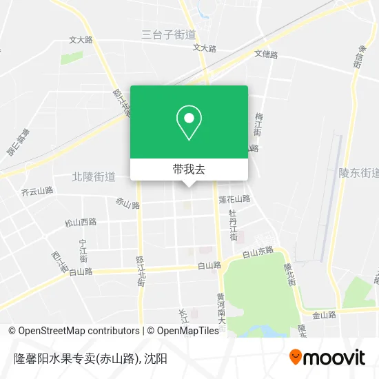 隆馨阳水果专卖(赤山路)地图