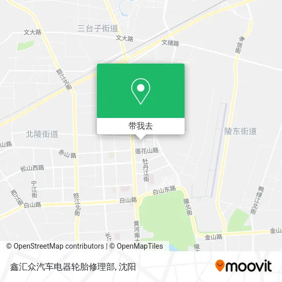 鑫汇众汽车电器轮胎修理部地图