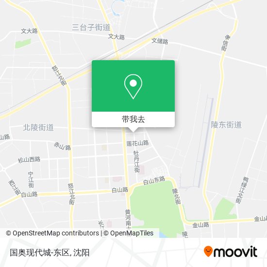 国奥现代城-东区地图