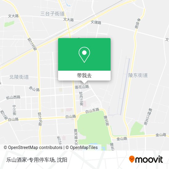 乐山酒家-专用停车场地图