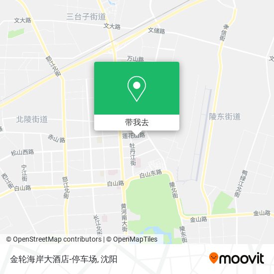 金轮海岸大酒店-停车场地图