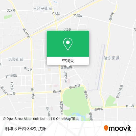 明华欣居园-84栋地图