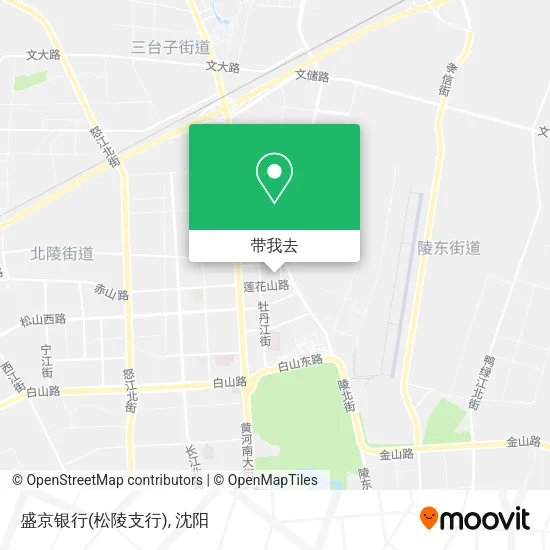 盛京银行(松陵支行)地图
