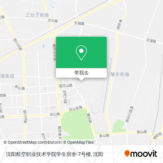 沈阳航空职业技术学院学生宿舍-7号楼地图