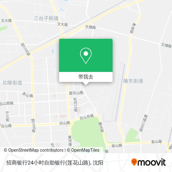 招商银行24小时自助银行(莲花山路)地图