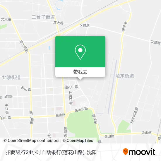 招商银行24小时自助银行(莲花山路)地图
