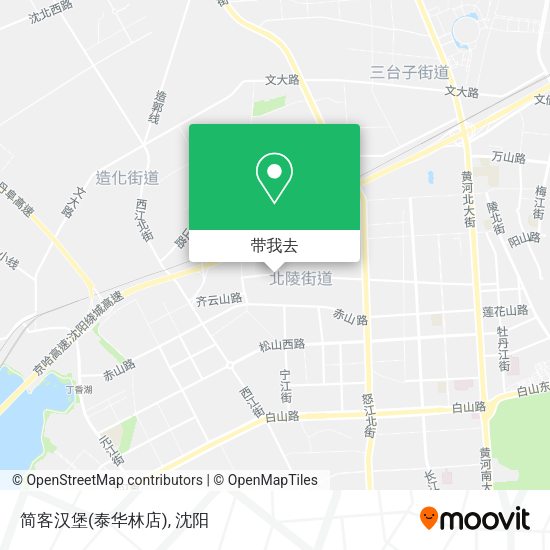 简客汉堡(泰华林店)地图