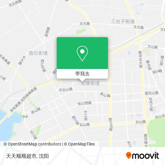 天天顺顺超市地图