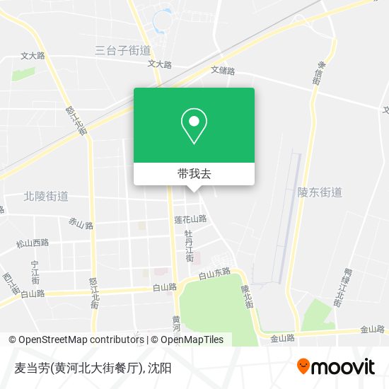 麦当劳(黄河北大街餐厅)地图
