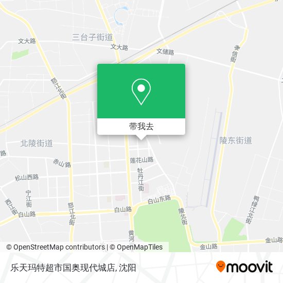 乐天玛特超市国奥现代城店地图
