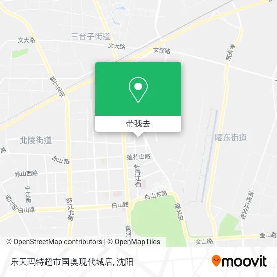 乐天玛特超市国奥现代城店地图