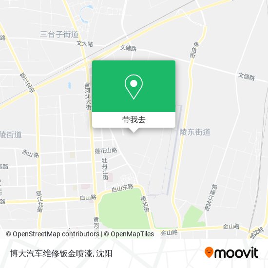 博大汽车维修钣金喷漆地图