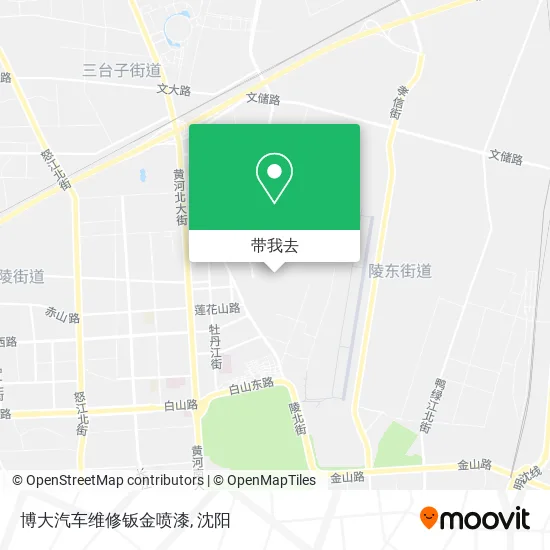 博大汽车维修钣金喷漆地图