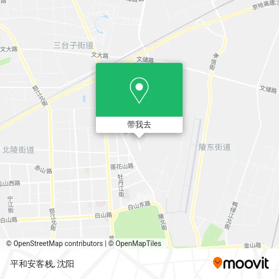平和安客栈地图