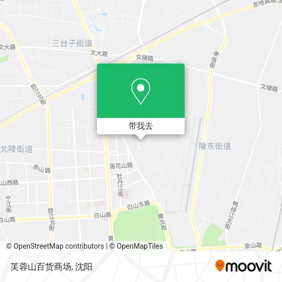 芙蓉山百货商场地图