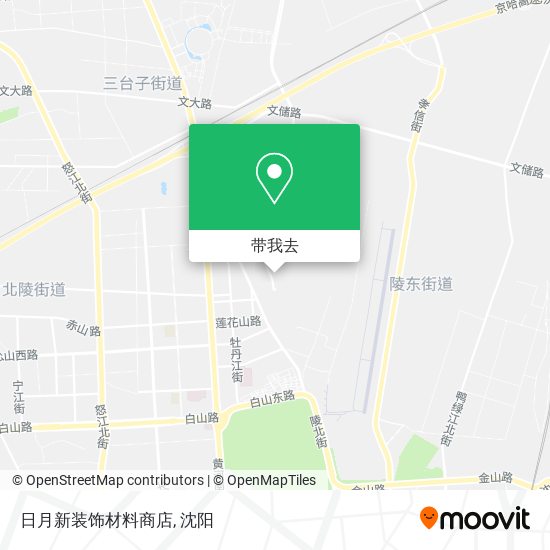 日月新装饰材料商店地图