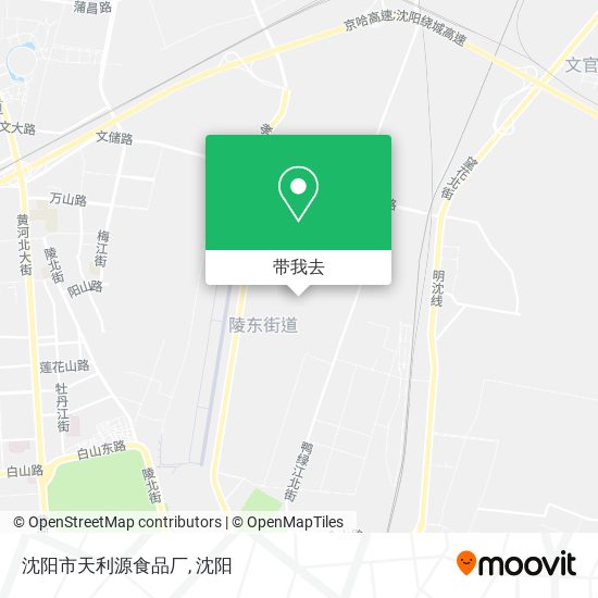 沈阳市天利源食品厂地图