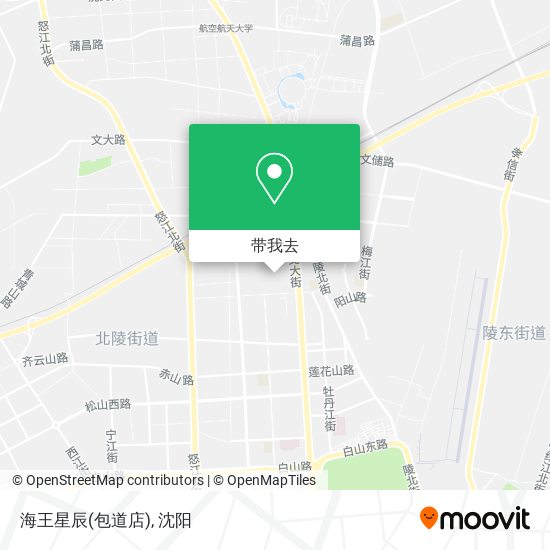 海王星辰(包道店)地图