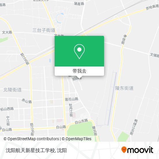 沈阳航天新星技工学校地图
