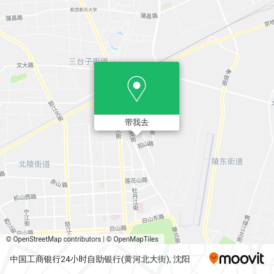 中国工商银行24小时自助银行(黄河北大街)地图