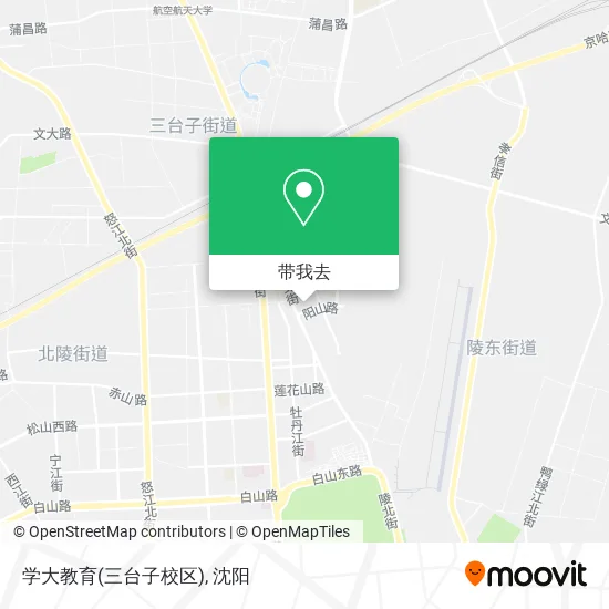学大教育(三台子校区)地图
