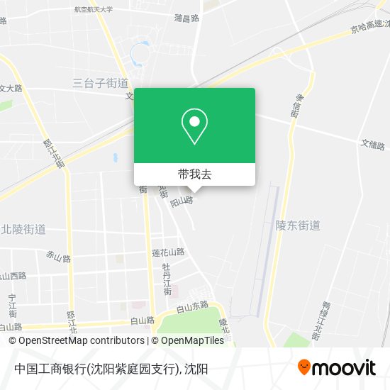 中国工商银行(沈阳紫庭园支行)地图