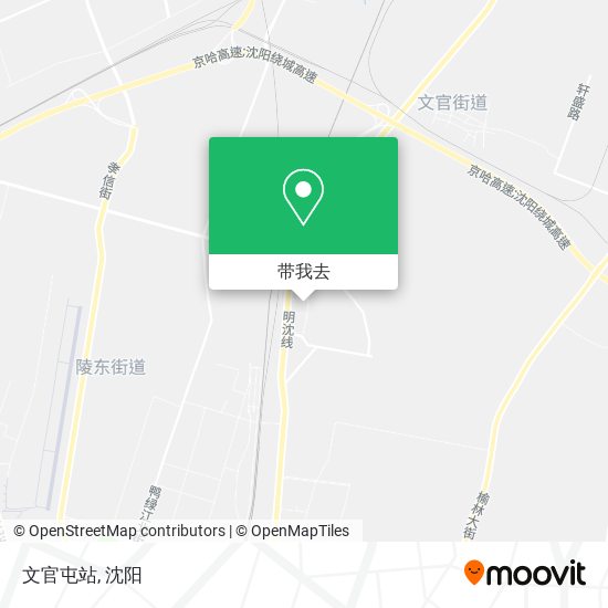 文官屯站地图