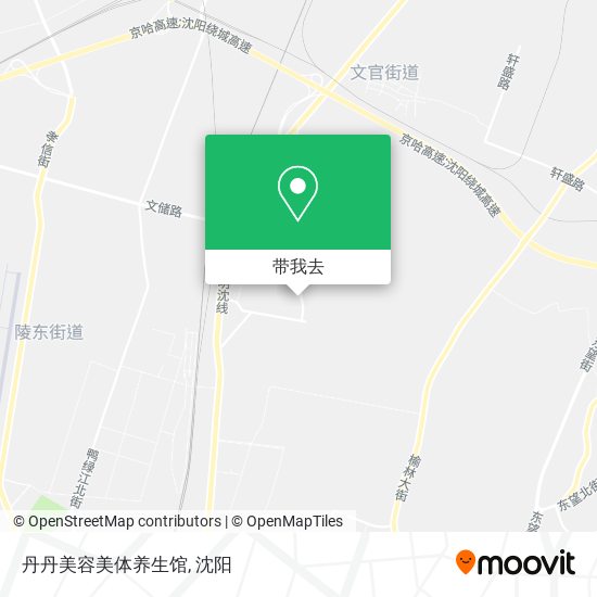 丹丹美容美体养生馆地图