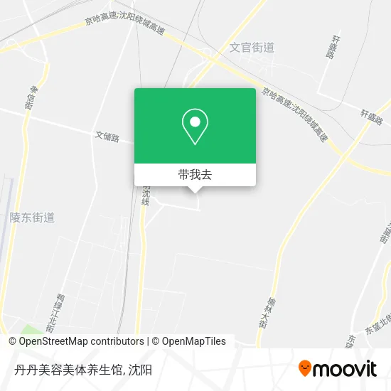 丹丹美容美体养生馆地图