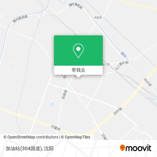 加油站(304国道)地图