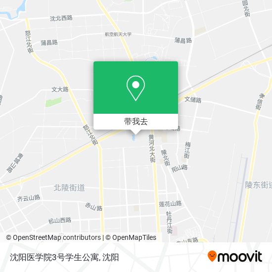 沈阳医学院3号学生公寓地图