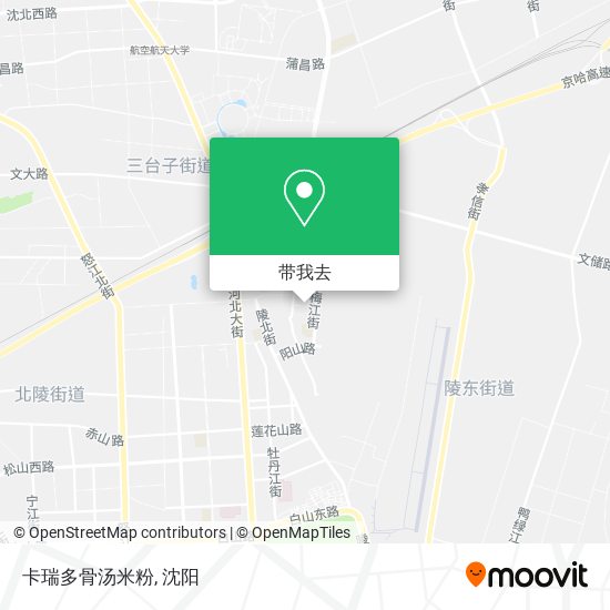 卡瑞多骨汤米粉地图