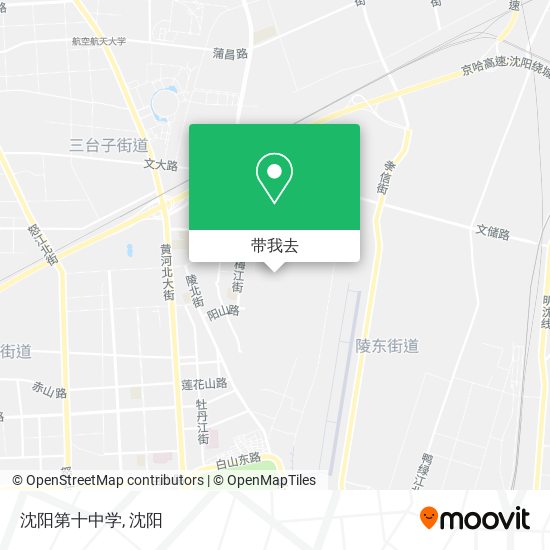 沈阳第十中学地图